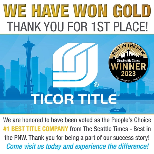 We have been voted as the #1 Best Title Company! Thank You from Ticor Title! teaser