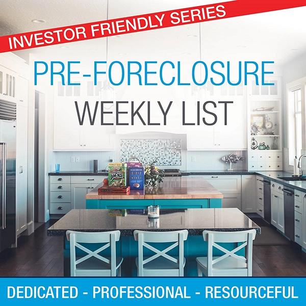 Seattle’s Investor Friendly Title Company – Pre-Foreclosure List teaser